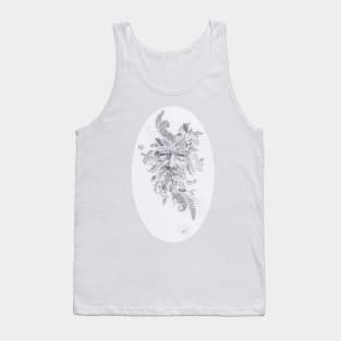 Silverpoint Drawing of the Greenman Tank Top